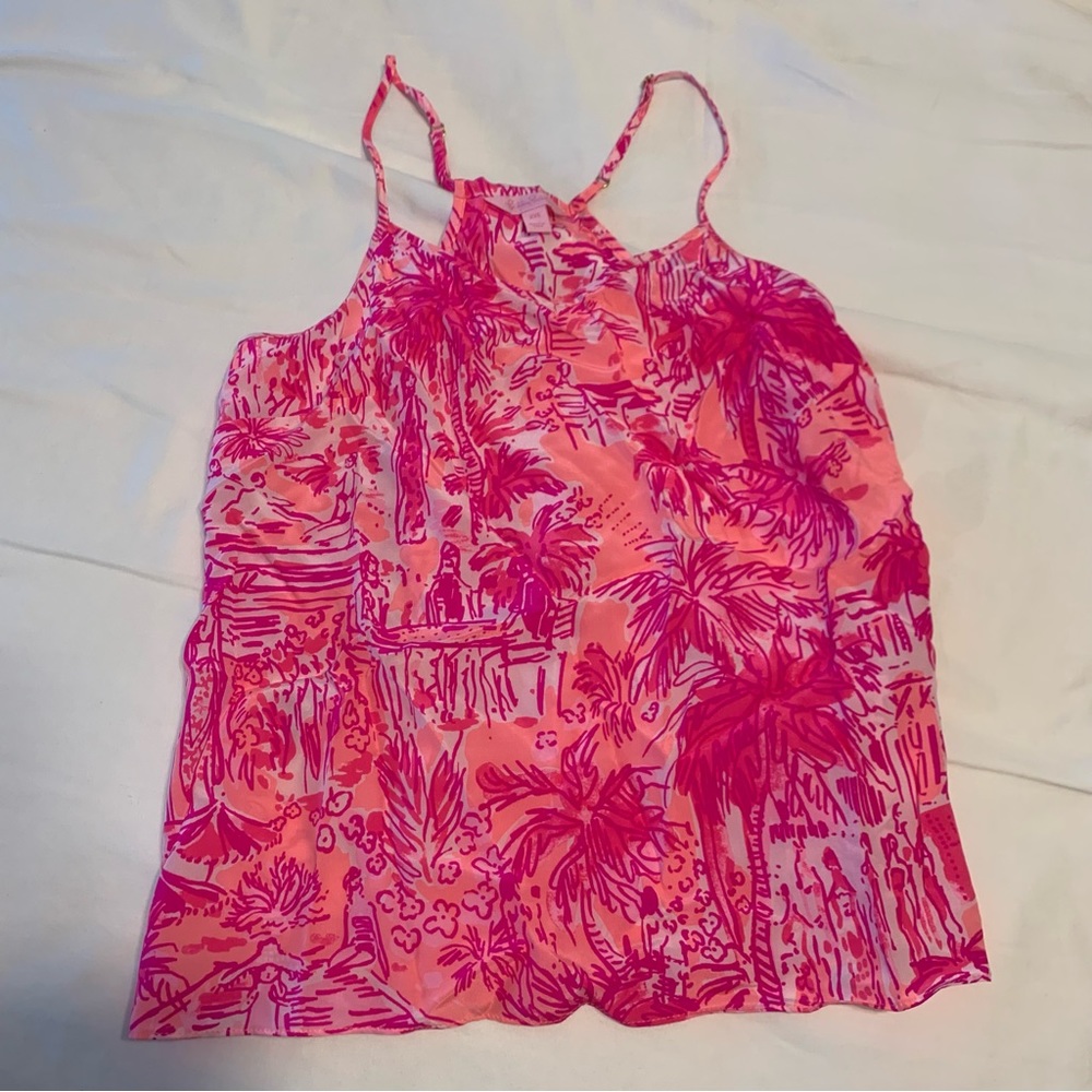 Lilly Pulitzer Silk Tank Top